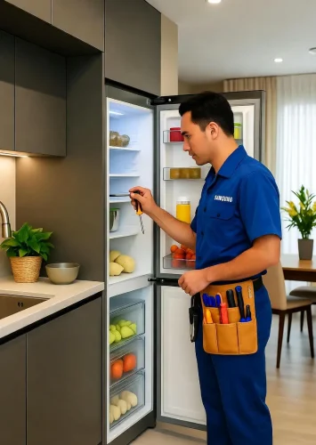 رفع خرابی یخچال سامسونگ: ۱۰ مشکل رایج + راه‌حل سریع