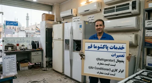 تعمیر یخچال و کولر گازی پاکشوما در قم
