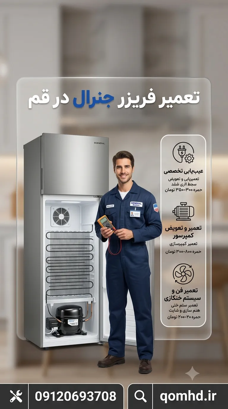 تعمیر یخچال جنرال در قم