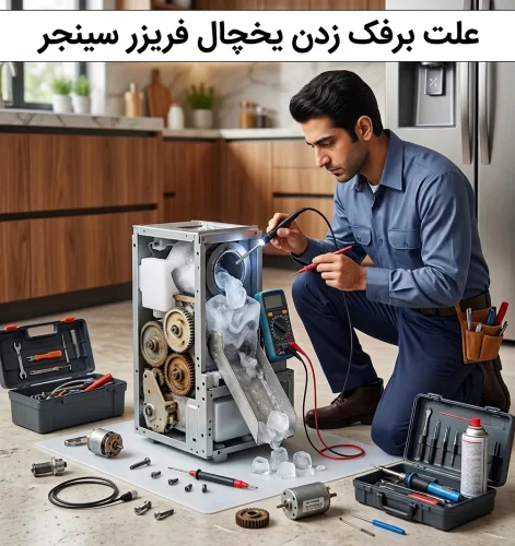 علت برفک زدن یخچال فریزر سینجر علت برفک زدن یخچال فریزر سینجر