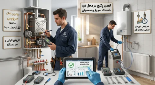 بهترین زمان سرویس سالانه پکیج