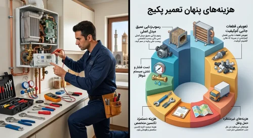 هزینه‌های پنهان تعمیر پکیج